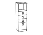 Numero Komoda 4F Nisa - Image 2